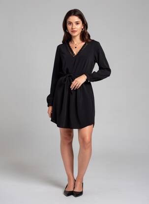Rochie scurtă negru ONLY femeie