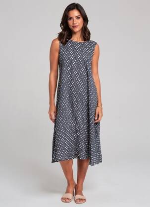 Rochie midi albastru OPUS femeie