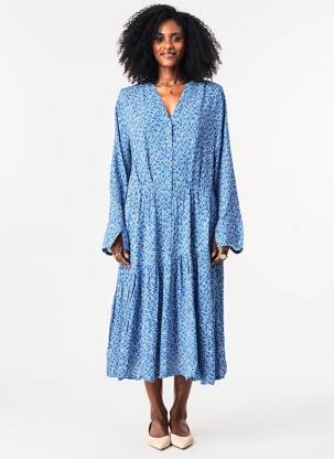 Rochie lungă albastru ESPRIT femeie