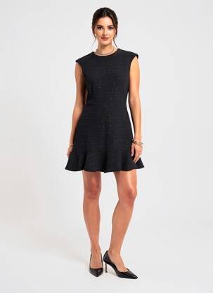 Rochie scurtă negru MANGO femeie