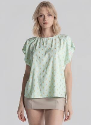 Cămașă verde VERO MODA femeie