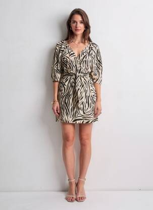 Rochie scurtă alb MANGO femeie