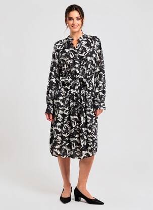 Rochie lungă mâneci lungi mâneci lungi negru VILA femeie