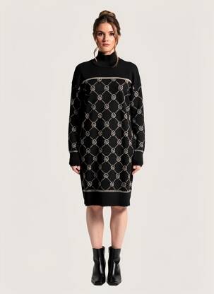 Rochie lungă negru LIU JO femeie