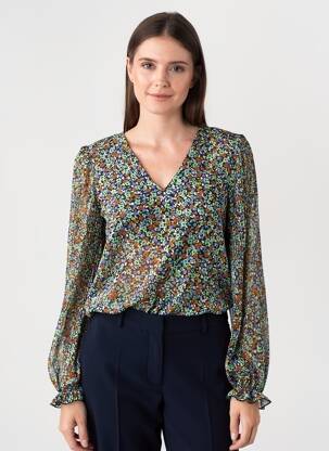 Cămașă mâneci lungi mâneci lungi verde VERO MODA femeie