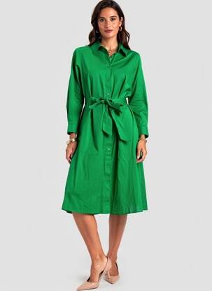 Rochie midi verde MORE & MORE femeie