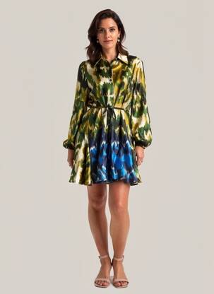 Rochie scurtă verde JS MILLENIUM femeie