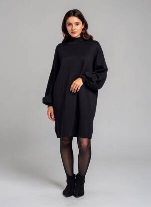 Rochie pulover negru VERO MODA femeie