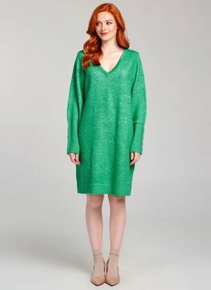 Rochie pulover verde LPB LES PETITES BOMBES  femeie
