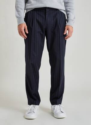 Pantalon chino buzunare talie înaltă albastru PAUL & JOE bărbat