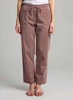 Pantalon drept elasticitate mărime normală violet ESSENTIEL femeie
