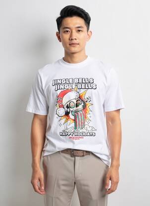 Tricou alb JACK & JONES bărbat