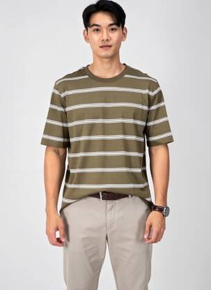 Tricou verde JACK & JONES bărbat