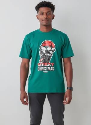 Tricou verde JACK & JONES bărbat