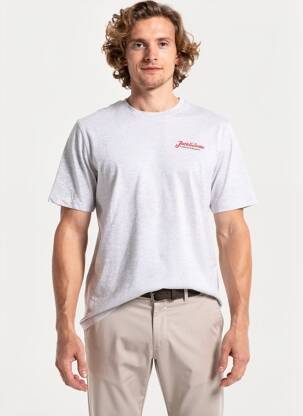 Tricou guler rotund mâneci scurte albastru JACK & JONES bărbat
