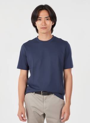 Tricou mâneci scurte mâneci scurte albastru JACK & JONES bărbat