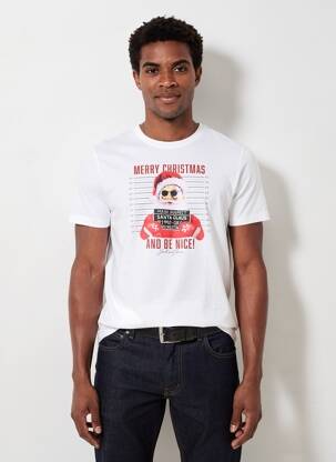 Tricou alb JACK & JONES bărbat