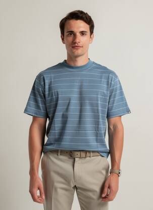 Tricou albastru JACK & JONES bărbat