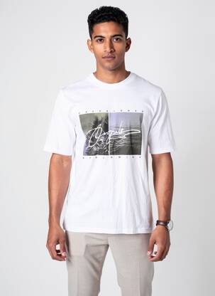 Tricou alb JACK & JONES bărbat