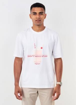 Tricou alb JACK & JONES bărbat