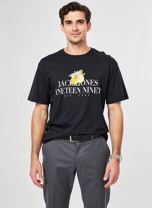 Tricou negru JACK & JONES bărbat