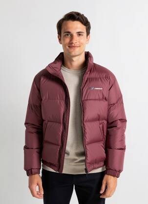 Geacă matlasată mâneci lungi cu glugă violet REEBOK bărbat