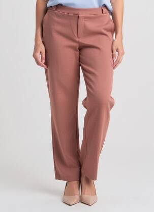 Pantalon chino mărime normală mărime normală roz YERSE femeie