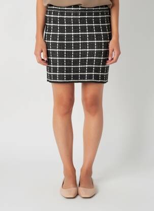 Fustă scurtă talie elastică negru VERO MODA femeie