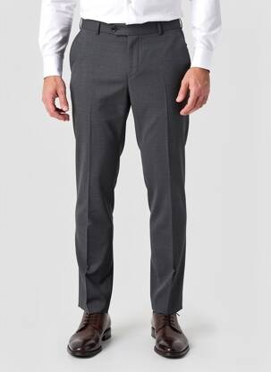 Pantalon slim țesătură melanj talie joasă gri BRÜHL bărbat