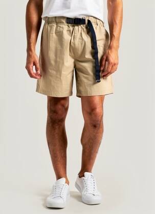 Șort țesătură poplin mărime normală bej TOMMY HILFIGER bărbat