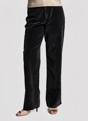 Pantalon drept elasticitate negru GUY DUBOUIS femeie