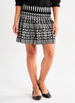 Fustă scurtă talie elastică negru CHERRY KOKO femeie