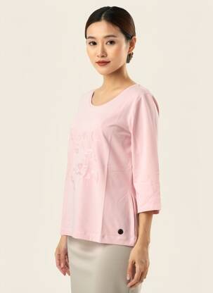 Tricou mâneci 3/4 mâneci 3/4 roz SPORTALM femeie