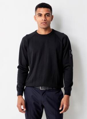 Pulover elasticitate mâneci lungi negru FREEMAN T.PORTER bărbat