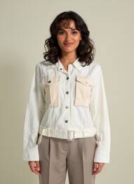 Jachete casual buzunare bej DESIGUAL femeie