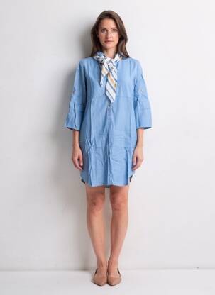 Rochie scurtă mâneci 3/4 mâneci 3/4 albastru SALSA femeie