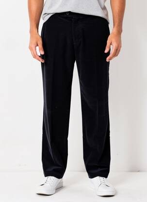 Pantalon drept elasticitate mărime normală negru GIANNI MARCO bărbat