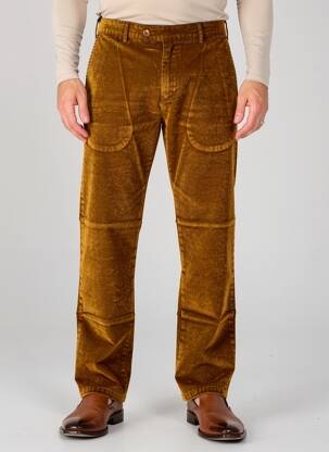 Pantalon chino elasticitate mărime normală maro MMX bărbat