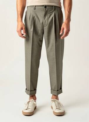 Pantalon 7/8 talie înaltă talie înaltă verde MMX bărbat