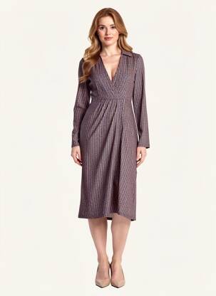Rochie midi mâneci lungi mâneci lungi albastru SURKANA femeie