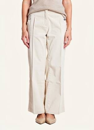 Pantalon drept elasticitate mărime normală bej SIGNE NATURE femeie