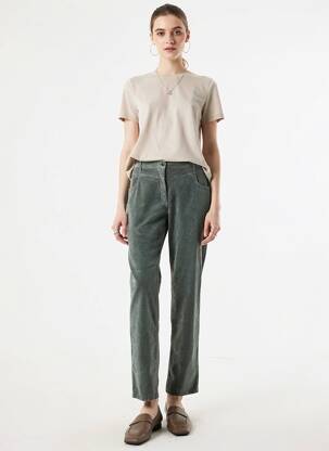Pantalon slim elasticitate mărime normală verde BETTY BARCLAY femeie