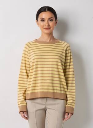 Pulover elasticitate mâneci lungi galben PENNYBLACK femeie