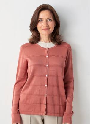 Vestă cu mâneci lungi guler rotund roz GERRY WEBER femeie