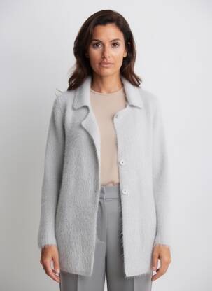 Vestă cu mâneci lungi elasticitate gri SEASON femeie