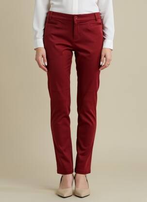 Pantalon slim conic mărime normală portocalie TREND BY CAPTAIN TORTUE femeie