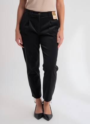 Pantalon slim mărime normală mărime normală negru SETRAK femeie