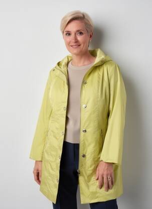 Parka fără glugă fără glugă verde MARBLE femeie