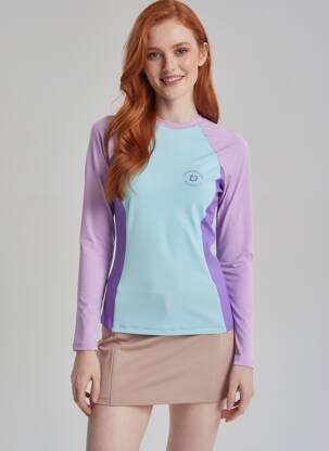 Tricou mâneci lungi mâneci lungi violet ALTO GIRO femeie
