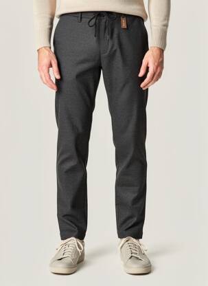 Pantalon chino elasticitate mărime normală gri ALBERTO bărbat